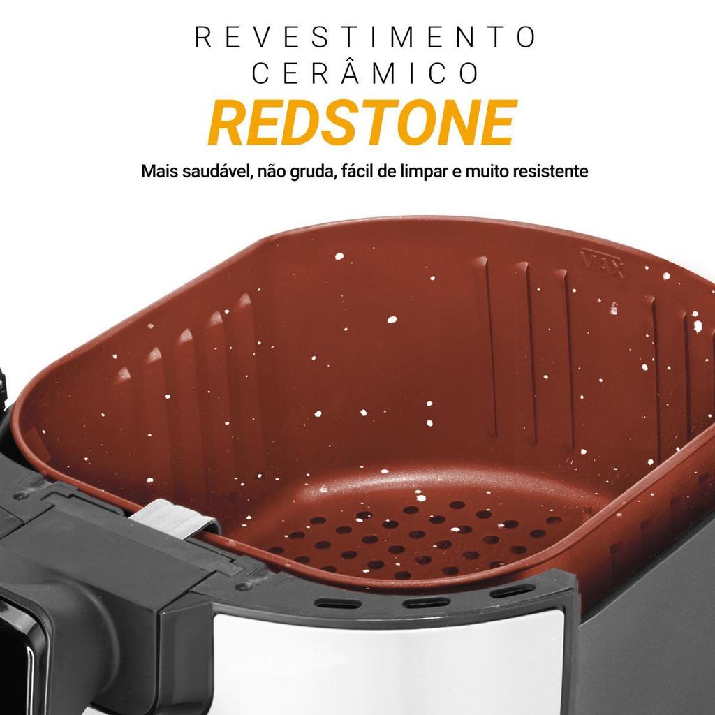 Air Fryer Philco 4,4L Antiaderente Redstone 1500W PFR15PI