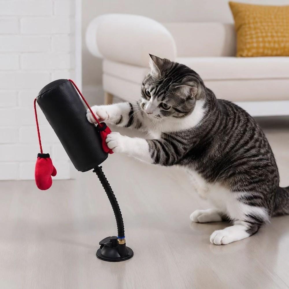 Brinquedo De Saco De Pancadas Para Animais De Estimação  , Boxe Autônomo Gatos , Jogo Resistente À Mordida