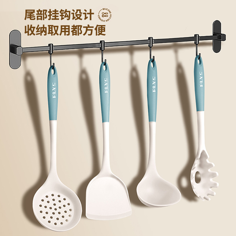 Espátula de Silicone doméstica antiaderente panela especial espátula de cozinha conjunto de utensílios de cozinha de qua