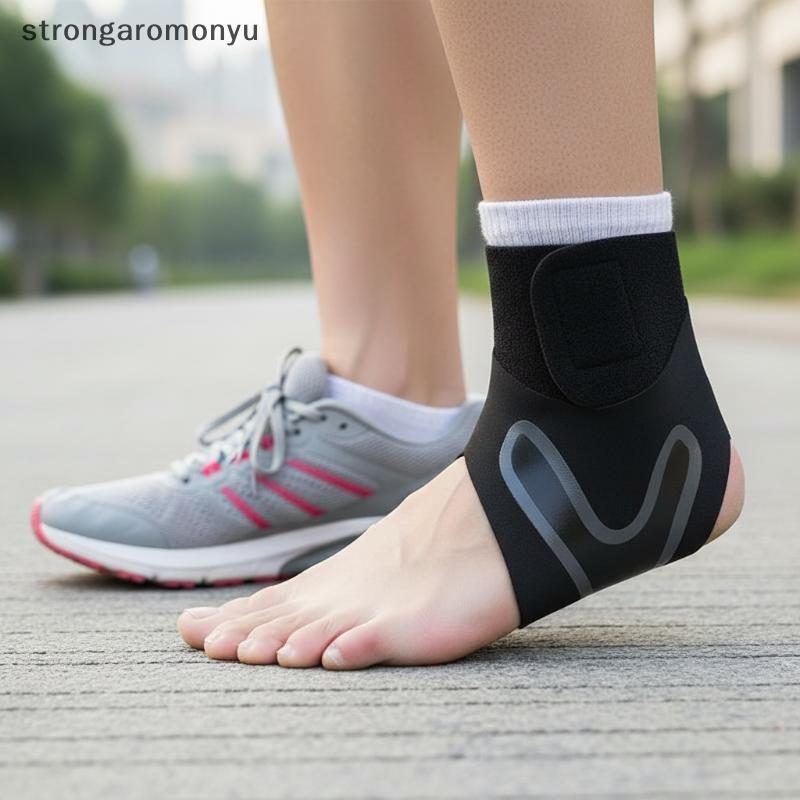 Tornozelo Ajustável Com Suporte De Compressão , Tecido Respirável Para Corrida , Basquete , Caminhada , Treino