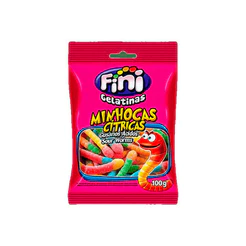Fini Bala Minhocas Azedinhas 90g