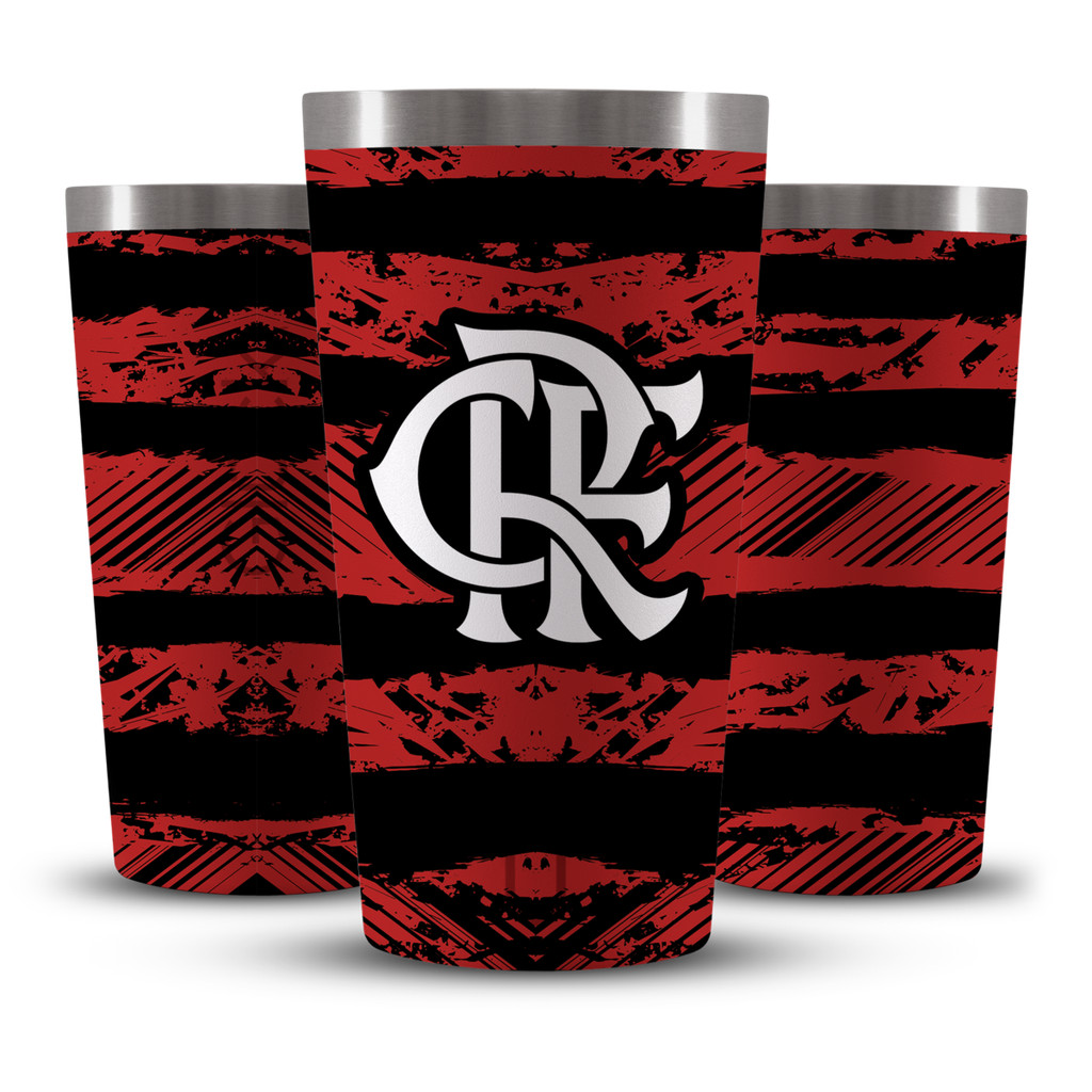 Copo Térmico Sleek 473ml FLAMENGO S03.25 - Glück