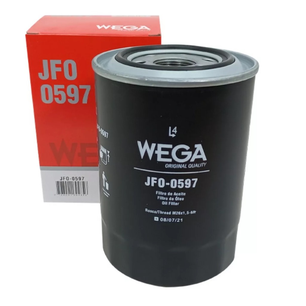 Filtro Óleo Motor Mitsubishi L200 Triton 3.2 Diesel 2007/2018 Wega JFO0597