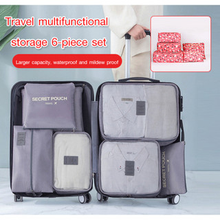 [Design Inteligente] [Travel Essential] Durable Travel Organizer Set With Honeycomb Mesh & Storage Bags | Bolsas de Mala