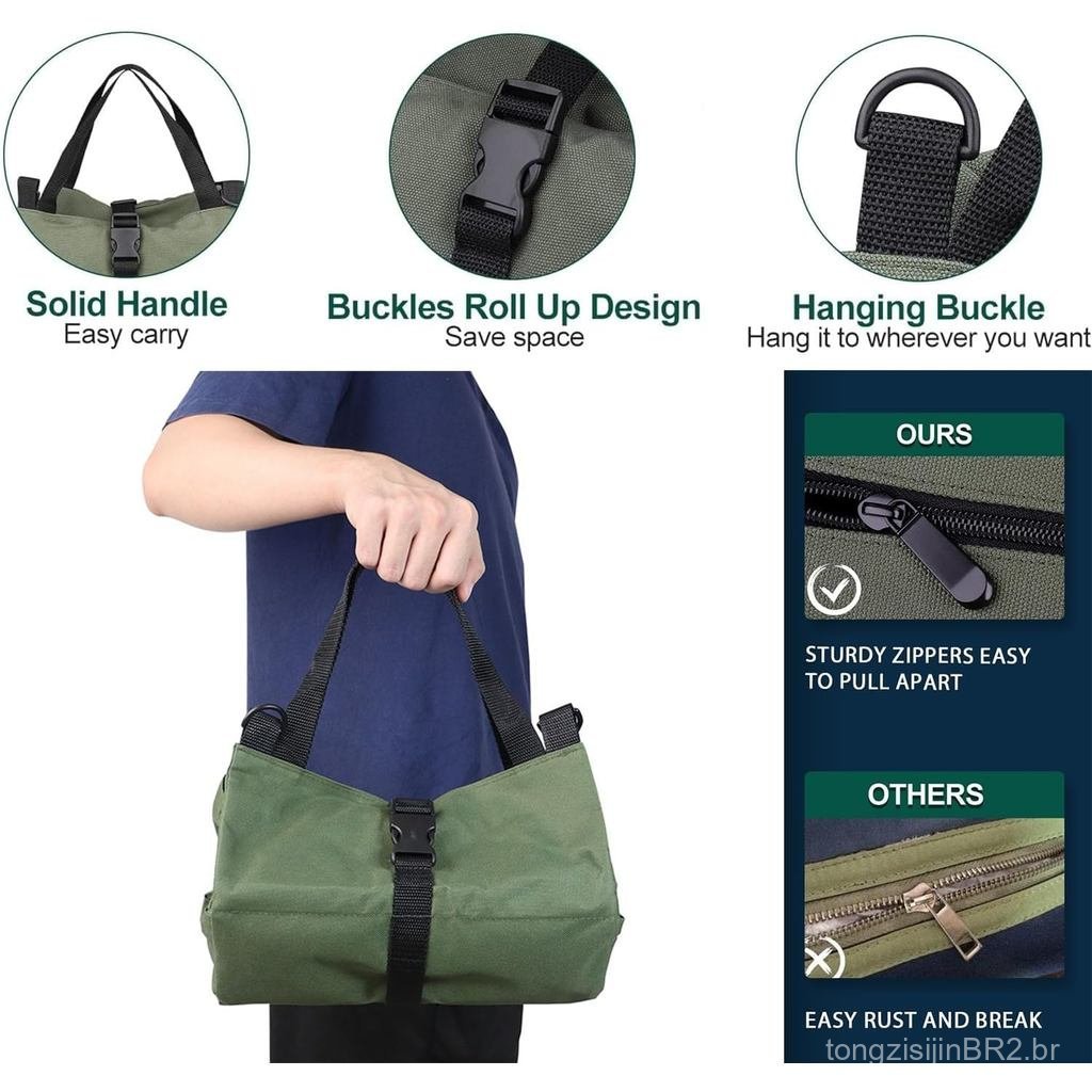 Bolsa de Ferramentas JerryXingjy, Organizador de Ferramentas Resistente, Bolsas de Armazenamento de Ferramentas Portátei