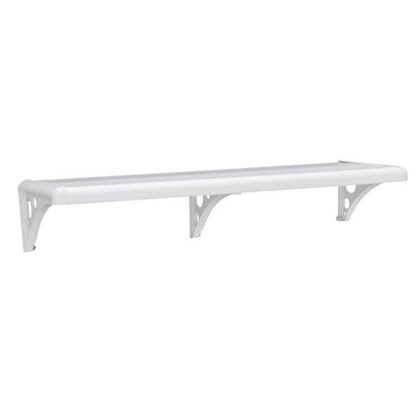 Prateleira Decorativa com Suporte 60CMX20CM Branco 60cmx20cm