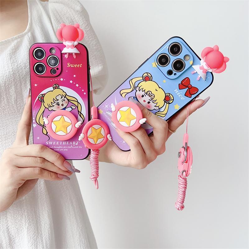 Para Samsung Galaxy S26 S25 A56 A16 A35 A17 A35 A55 M35 M55 M56 A06 A07 Caso Capa Macia Titular Cordão