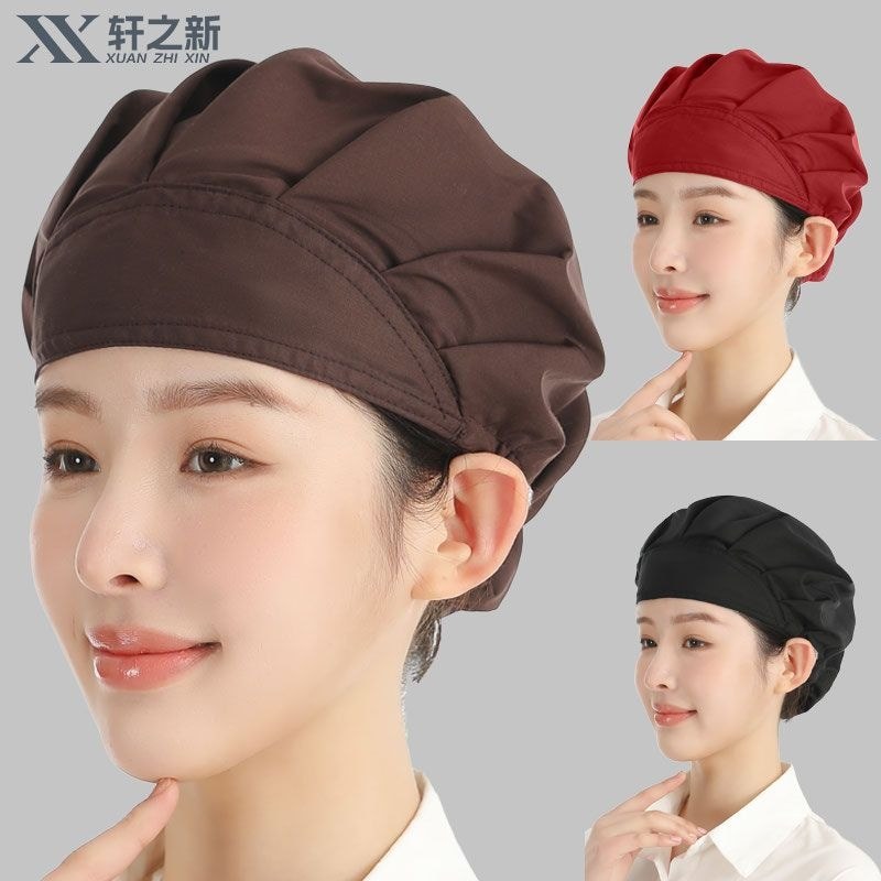 Xuanzhixin chef Chapéu De Cozinha Feminino cookin Cozinhar Arroz À Prova De Óleo Comida Bebida Restaurante Trabalho Higi