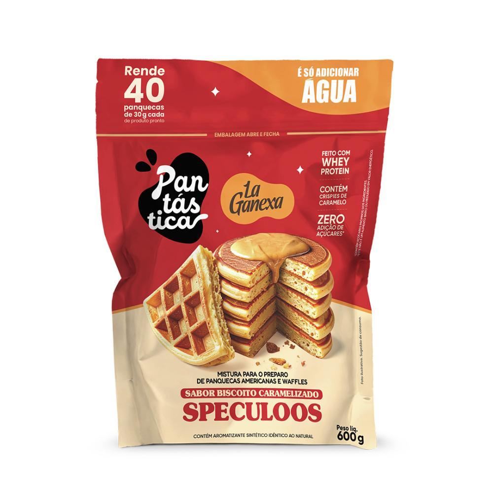 Mistura Para Panqueca Americana Speculoos 600g com Whey - Pantástica