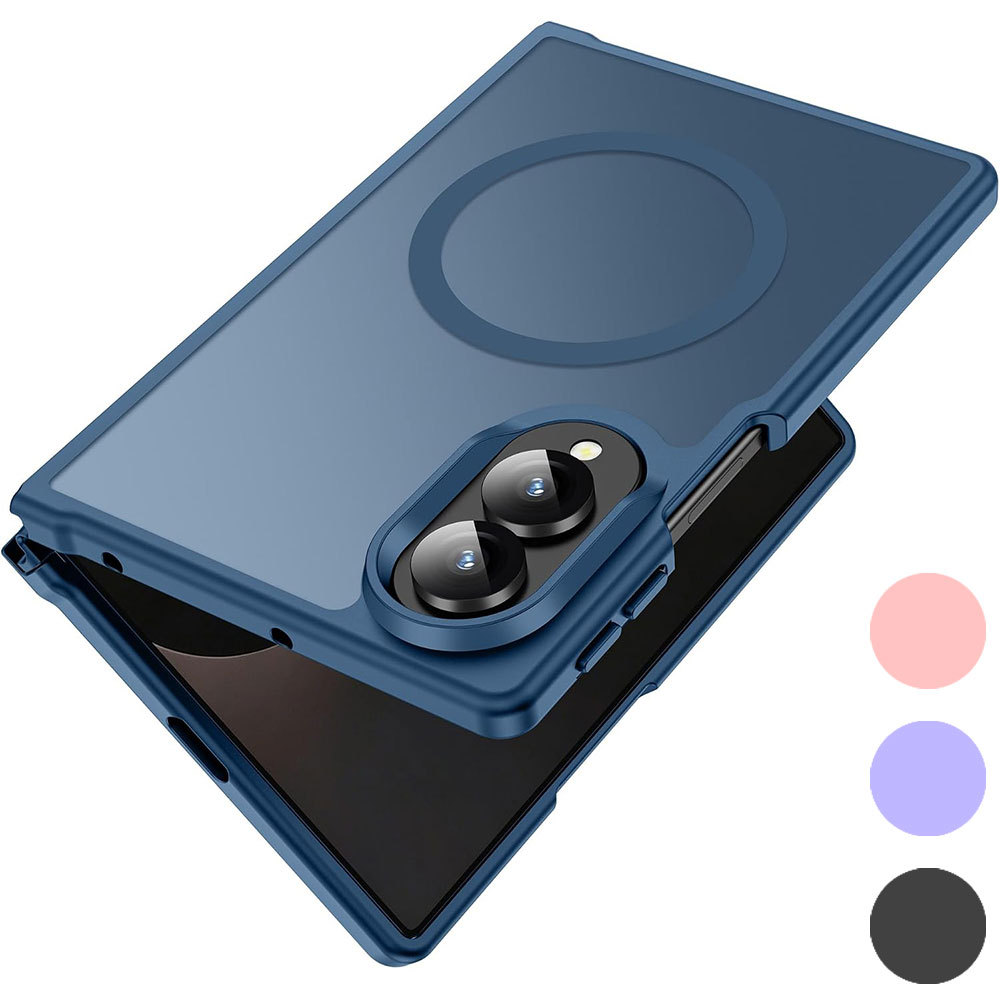 Capa Magnética Para Samsung Galaxy Z Fold 8 , Ultra 7/6 Com Acabamento Fosco Tra