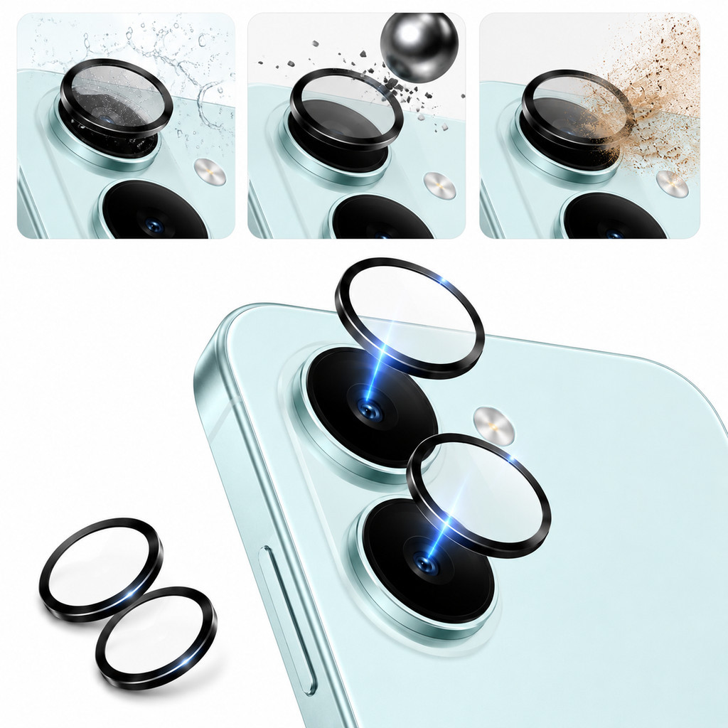 Pelicula Camera POCO X8 Pro Protetor Lente Vidro Temperado Premium Anti Risco Alta Transparência Xiaomi
