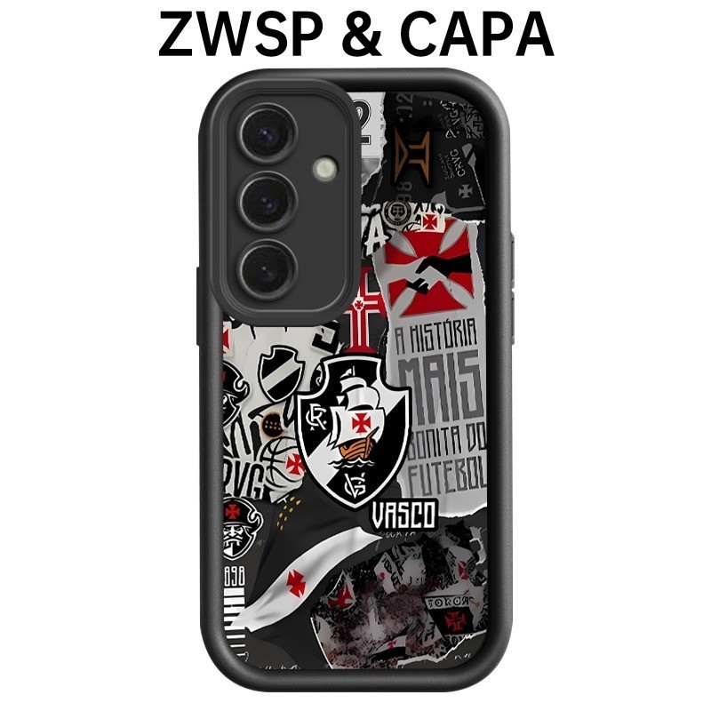 Capa de silicone antichoque para todos os modelos de Samsung Galaxy S20 S21 S22 S23 S24 S25 S26 Vasco da Gama