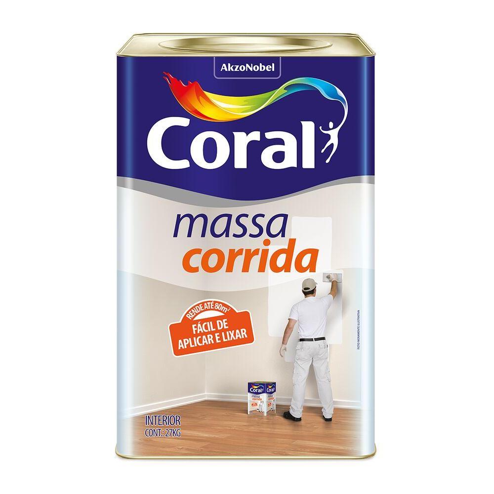 Massa Corrida Branco 25kg Coral