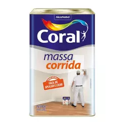 Massa Corrida Branco 25kg Coral