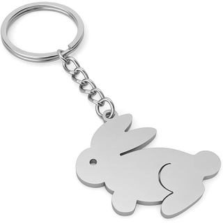 Chaveiro de Coelho - Chaveiros Fofos para Mulheres, Acessórios para Bolsas, Presente de Chaveiro de Coelho para Amigas, 