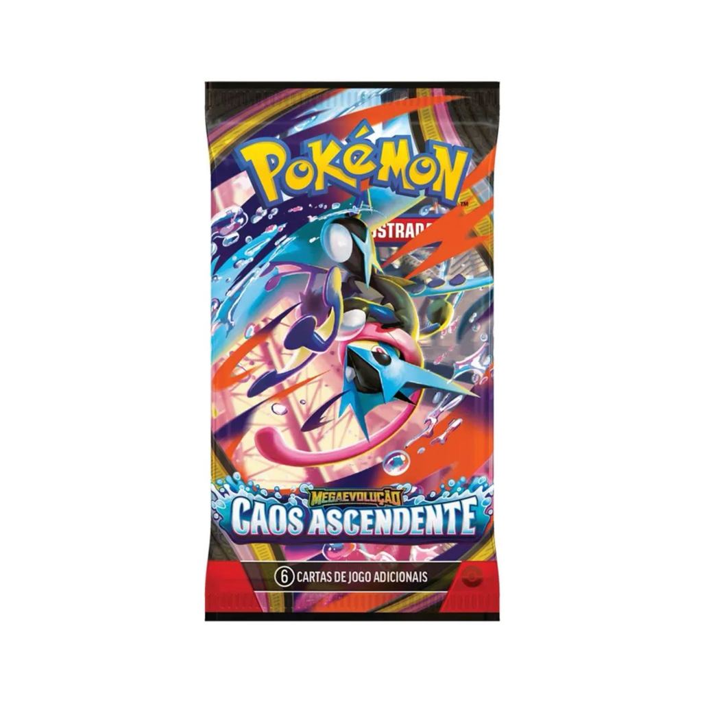Pacote Booster Pokémon TCG Caos Ascendente ME04 Copag
