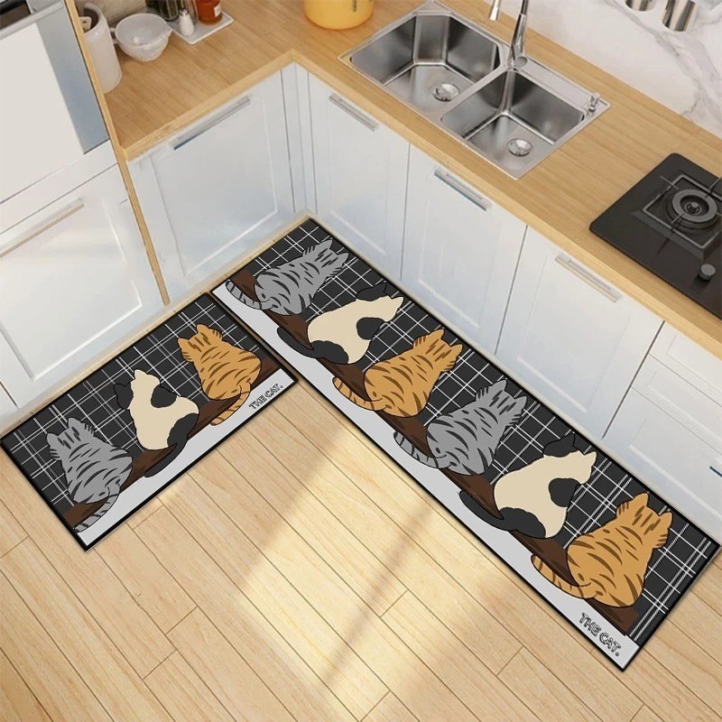 Kit Tapete Passadeira Belga Antiderrapante 2 peças Texfine - RPA Enxovais — imagem 2 de 2