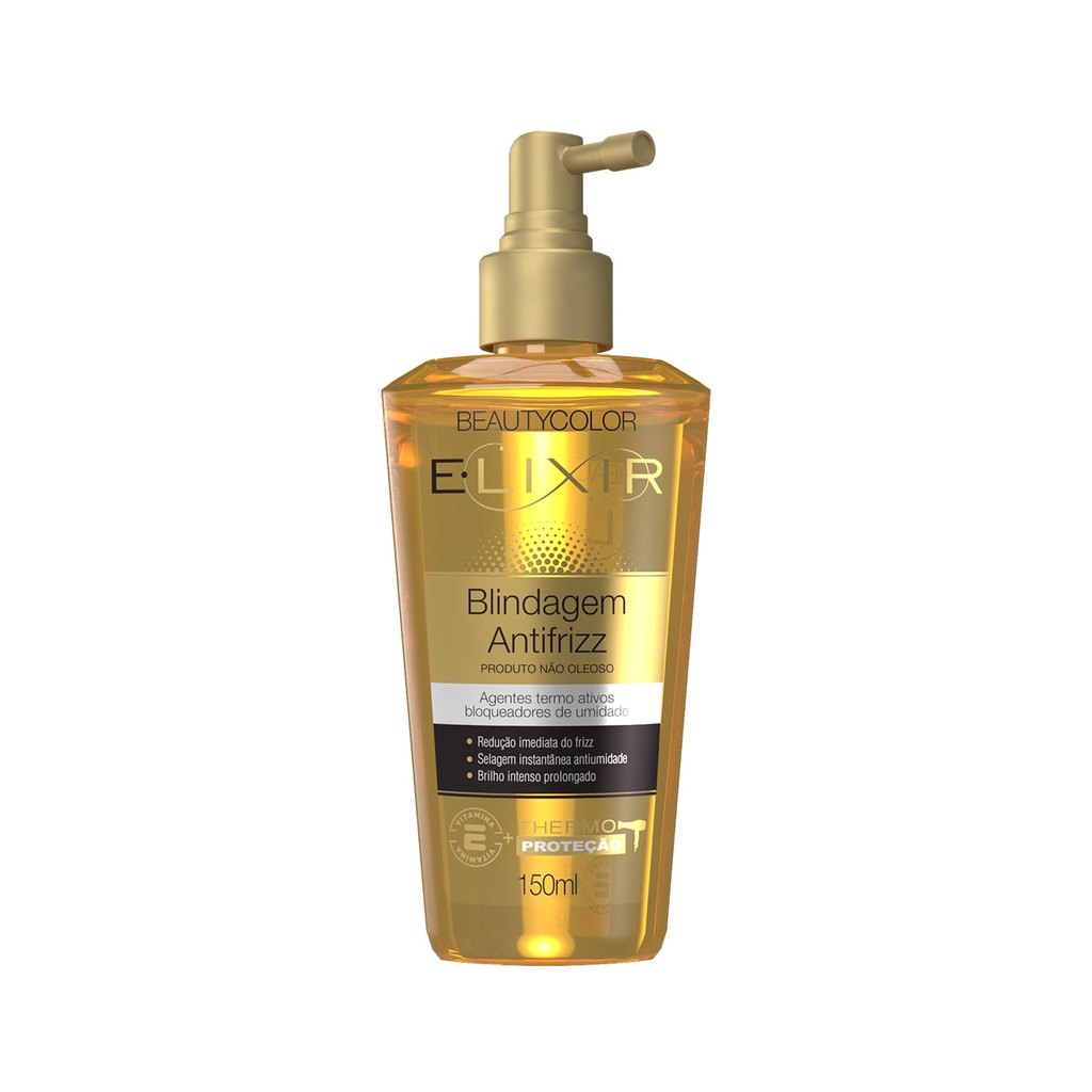 Imagem Blindagem Antifrizz E.lixir BEAUTYCOLOR - Selagem Instantânea, Blinda os Cabelos contra a Umidade e Formação do Frizz -