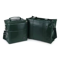Kit Bolsa Tote Midi com Alça + Térmica Move Grande Verde Oliva