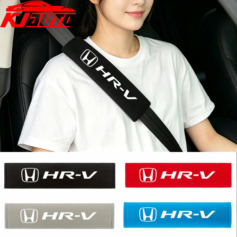 2 Peças Capas De Cinto De Segurança De Carro Honda HR-V Almofadas De Ombro Macias De Pilha Curta Para Aliviar A Pressão 