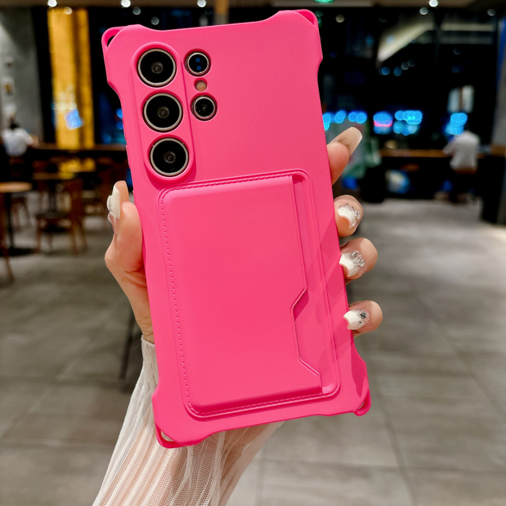 Capa De Telefone Vermelha Rosa Para Samsung Galaxy A57 A37 A27 A17 A18 A56 A55 A54 A36 A35 A26 A16 5G 4G S26 S25 S24 S23