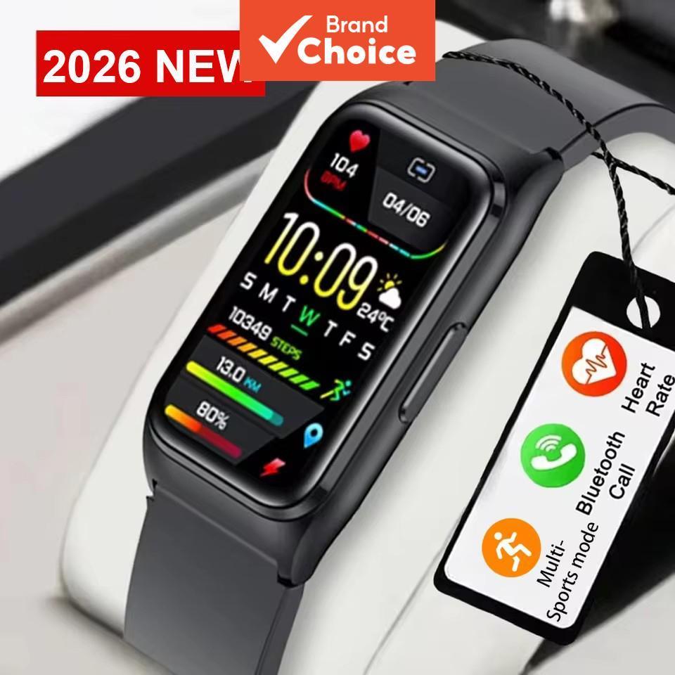 Novo Smartwatch com Suporte a Chamadas Bluetooth, Monitor de Frequência Cardíaca, Monitor de Sono, Lanterna, Assistente