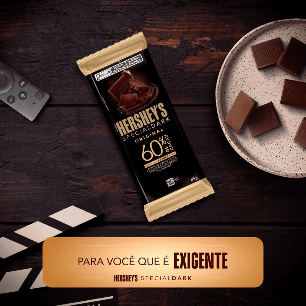 Hershey's Chocolate tradicional special dark 60% 85g · foto 2