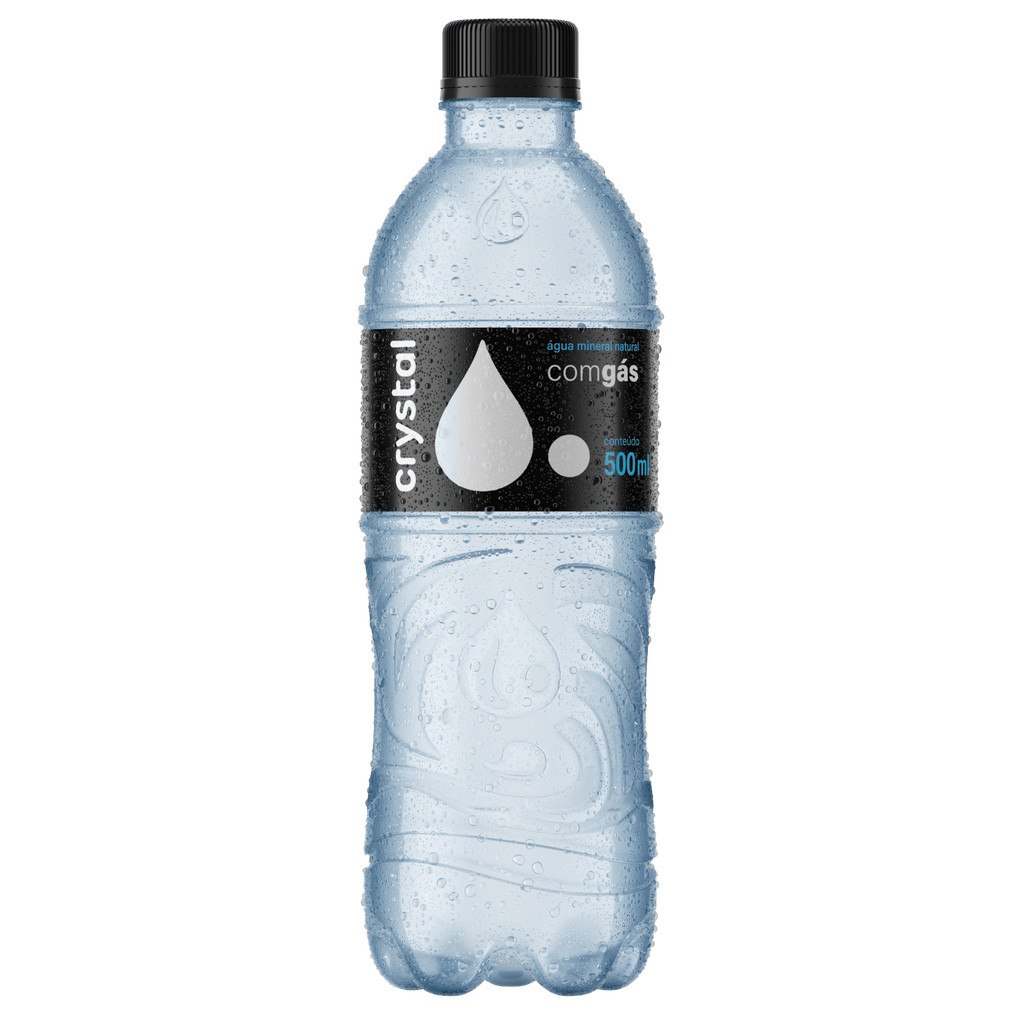 Crystal Água Mineral Com Gás Pet 500ml
