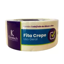 Fita Crepe Pratik para Uso Geral Branca 48mmX50m