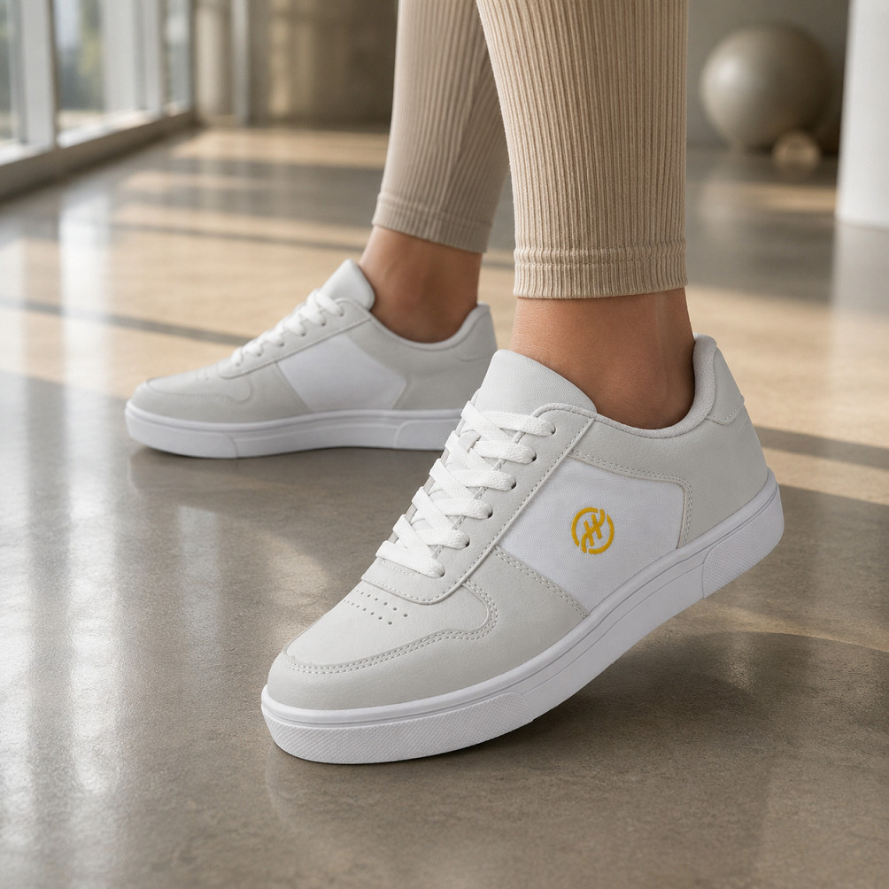 Tênis Casual Feminino Estiloso Moderno Elegante Confortável Macio Academia Passeios Dia Dia Leve Versátil Lazer Trabalho