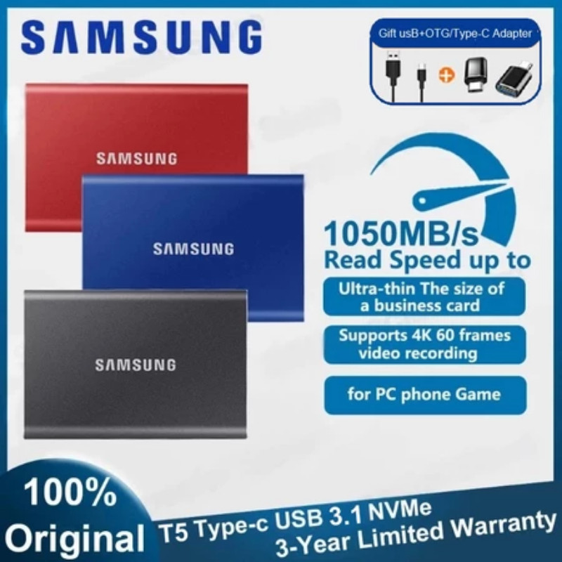 Samsung HD Externos SSD 8TB/16TB/30TB USB3.0 Externo Hard Drive 4TB Portable Sol