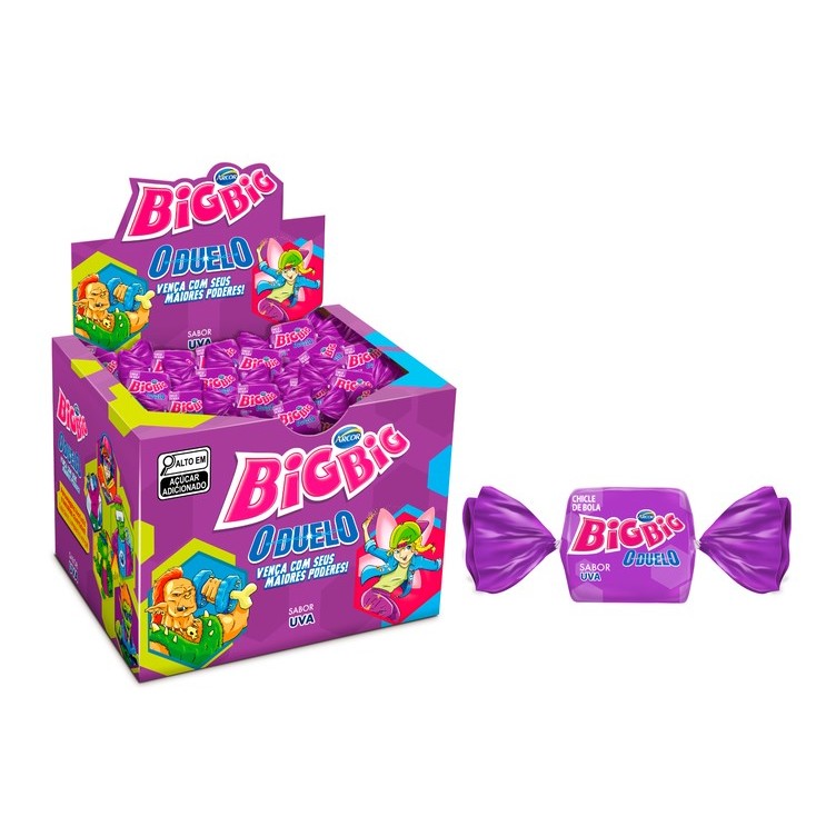 Chiclete Big Big Uva 315g