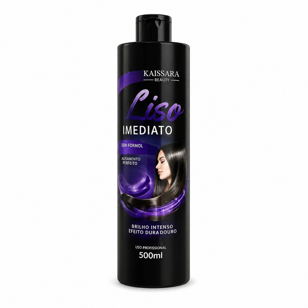 Progressiva Kaissara Beauty 500ML Liso Imediato Alisamento Perfeito Brilho Intenso Maciez Efeito Duradouro