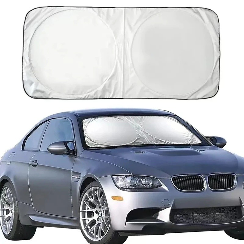 Pára-Brisa Do Carro Sun Sombra Sol Capa Viseira Protetor Interior Anti UV Brisas Dobrável Guarda Acessórios Automóveis