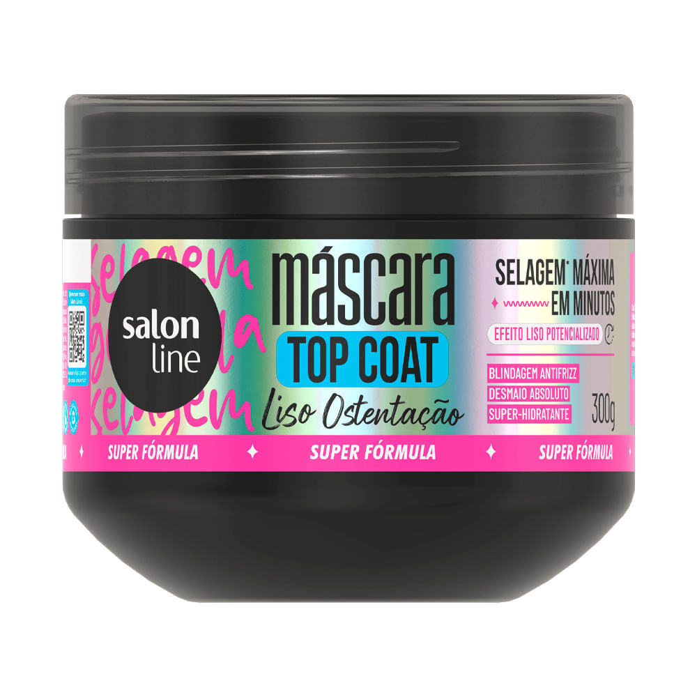 Máscara De Tratamento Salon Line Top Coat Liso Ostentação 300g
