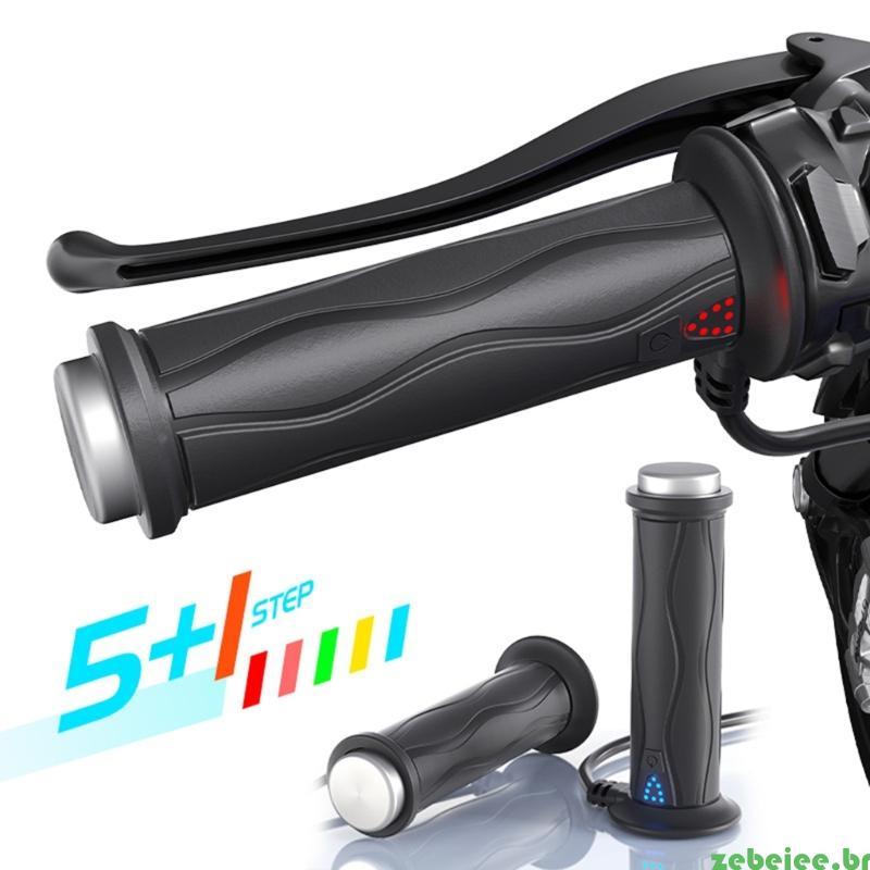 zebeiee Apertos Guiador Motocicleta Aquecimento Elétrico Temperatura Ajustável Mão Aquecidos Para Motocicletas