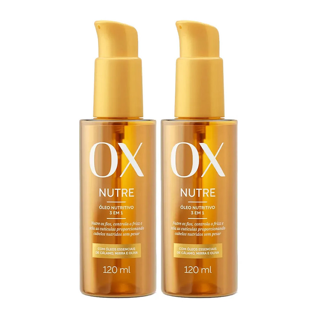 Kit 2 Und Óleo Nutritivo Ox Nutre 3 em 1 120ml