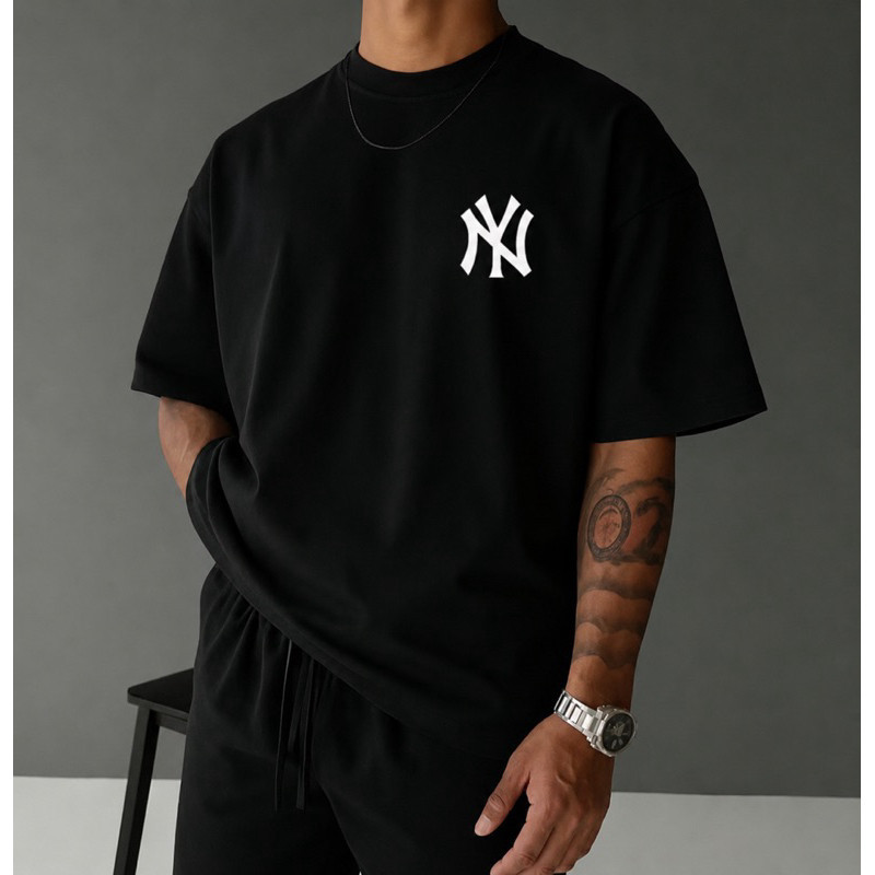 Camiseta Masculina NY Camisa Streetwear Prática 100% Algodão Unissex Lançamento Exclusiva