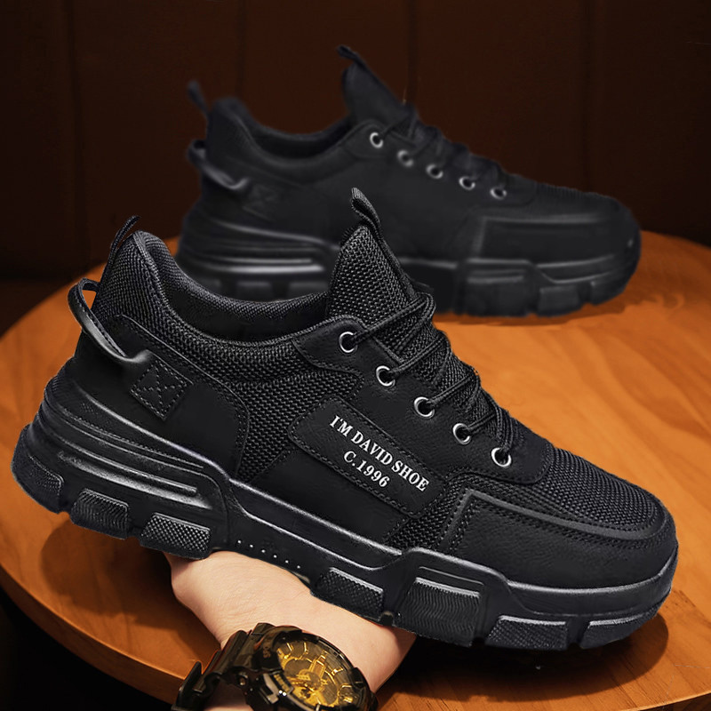Botas de macacão antiderrapantes impermeáveis 2026 outono masculino respirável sapatos de proteção do trabalho All-match