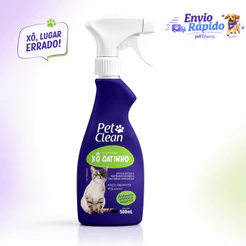 Combo 1/2/3 Xô Gatinho Pet Clean 500ml Educador Sanitário Adestrador Repelente Afasta Gatos