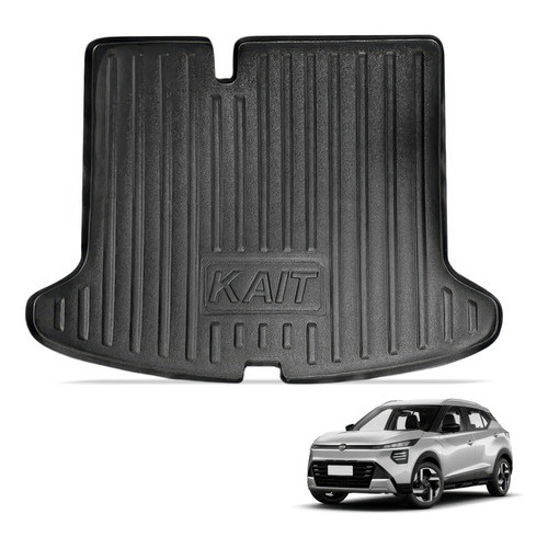 Tapete Bandeja Porta Malas Kait 2026-2027 Carbag 07.09 Preto 3D 5D Borda Alta Impermeável