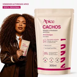 Ativador e Modelador Anti-Frizz Cachos Ápice Refil 300g | Escolha 1, 2 ou 3 Unidades
