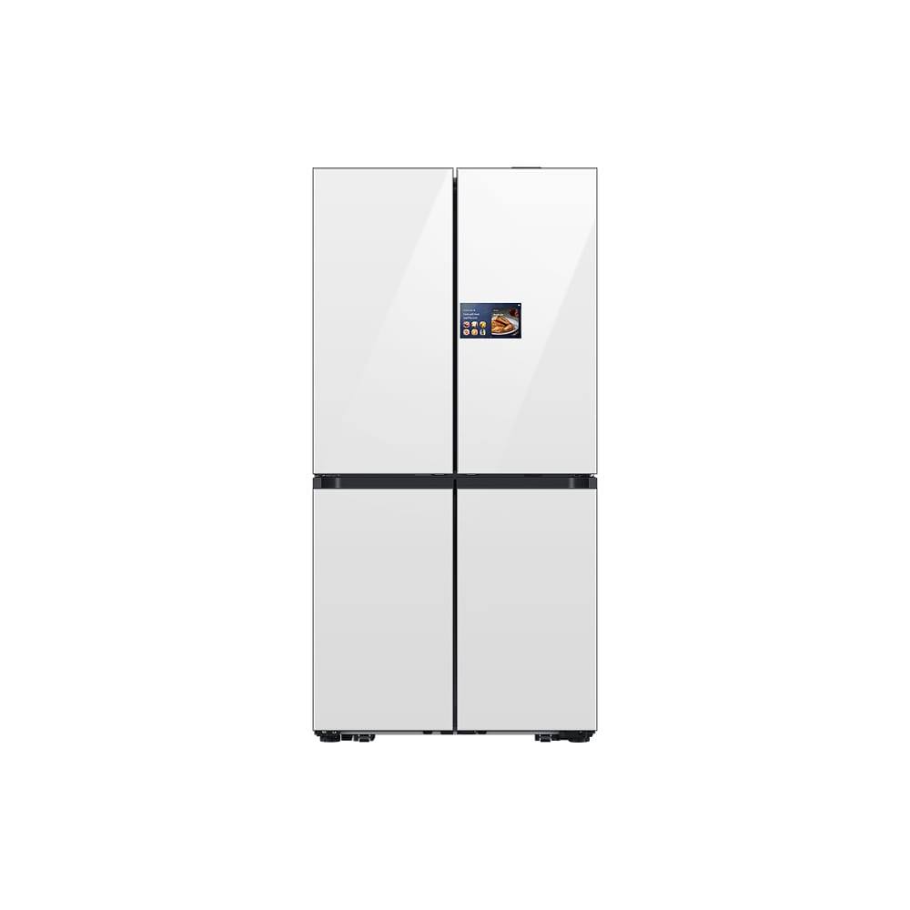 Geladeira Samsung French Door Bespoke AI RM90F com tela AI Home, branca
