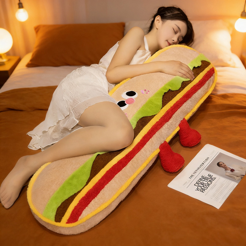 Travesseiro de tira longa cama dormir perna travesseiro bonito meninas grávidas sofá lombar travesseiro dos desenhos ani
