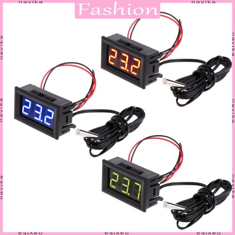 NA-50 110 ° c Para 12v Digital LED Painel Monitor Temperatura Do Carro Me