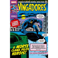 Marvel - Coleção Clássica Marvel: Nova Fase Vol. 25 - Os Vingadoes 10 - A Morte Clama Pelos Heróis! - Novo/Lacrado