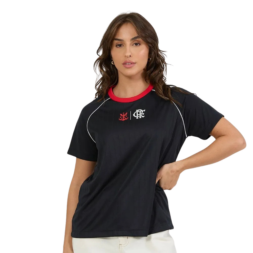 Camisa Flamengo Disparar Feminina Braziline