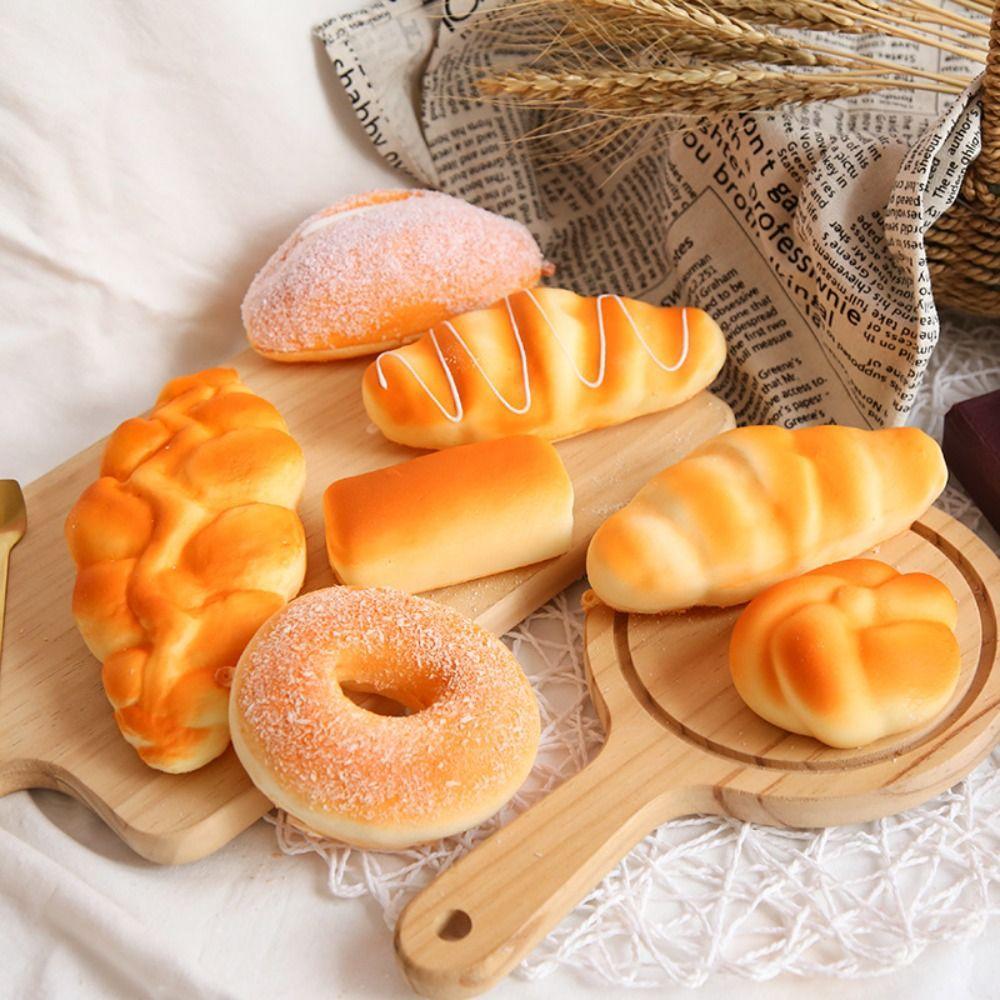 Simulação Pão SqueezeToys , Comida Tease Pessoas Simulado Brinquedo De Artificial , Falsa
