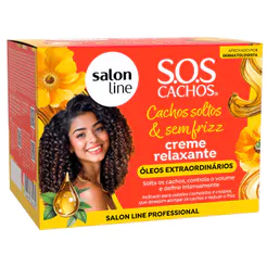 Creme De Relaxamento Salon Line SOS Cachos Soltos E Sem Frizz 200g