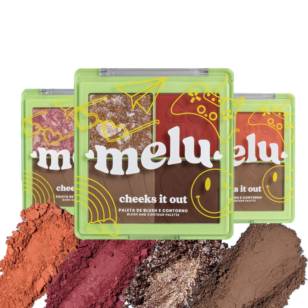 Paleta de Blush e Contorno Melu Cheeks It Out Rrm1005